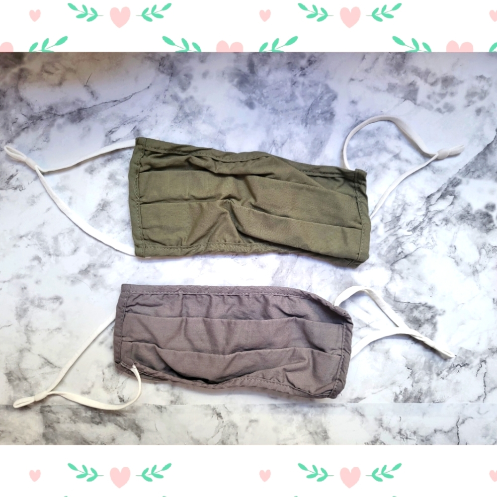 Green & Brown Cloth Masks (bundle)